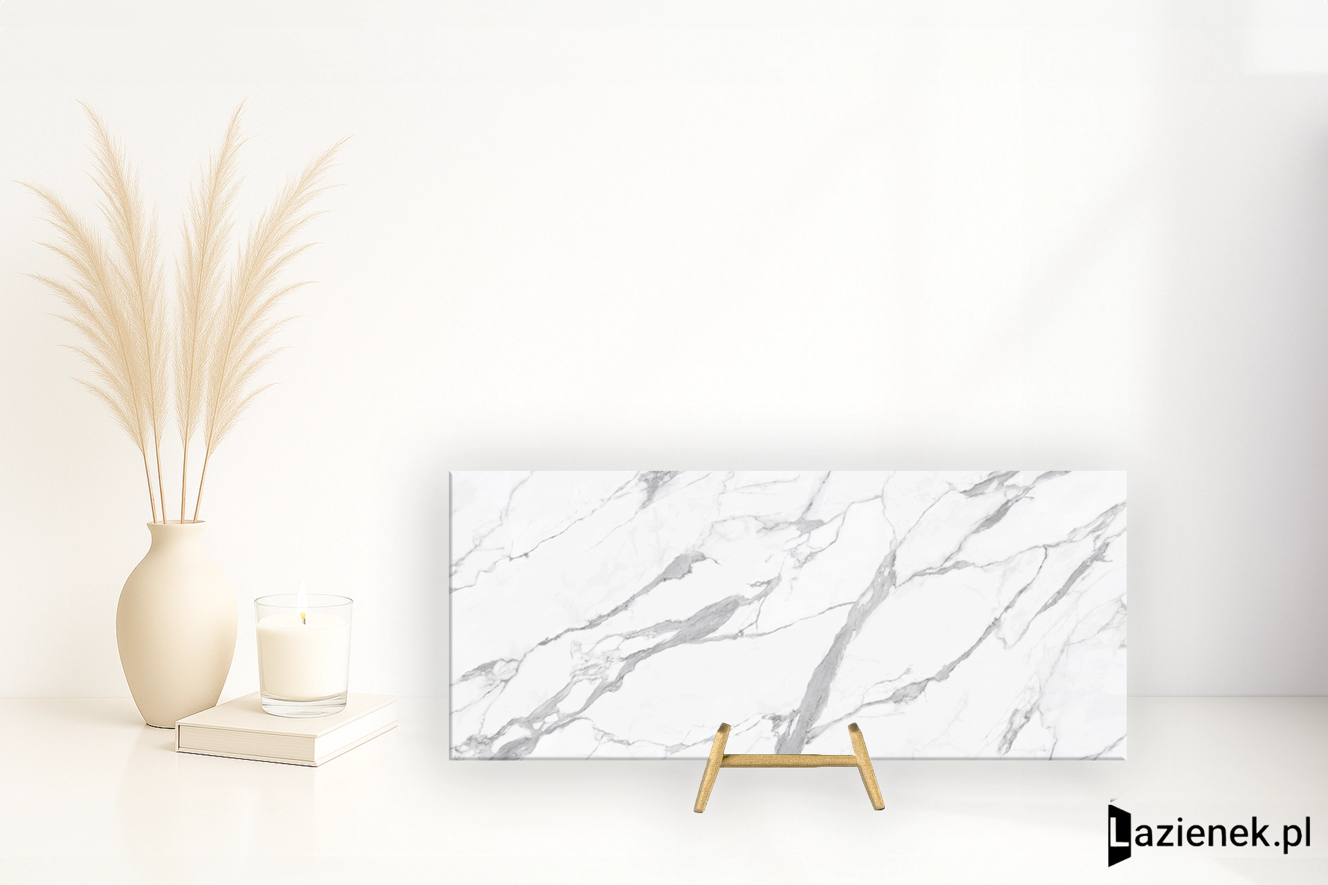 La Fabbrica Ava Statuario Reale Statuario Reale półpoler 120x280 cm gr. 6 mm - płytka rektyfikowana / (L)163017